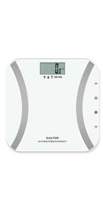 Salter Ultra Slim Analyser Bathroom Scales Measure Weight Bmi Bmr Body Fat Percentage Body Water Slim 25mm Design Tough 6mm Glass With Carpet Feet Easy To Read Digital Display Glass Amazon Co Uk