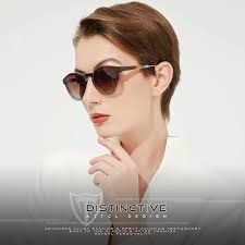 ATTCL Womens Round Classic Polarized Sunglasses for Women Retro Trendy  UV400 Sunnies C4 ClearBrown+brown : Amazon.co.uk: Fashion