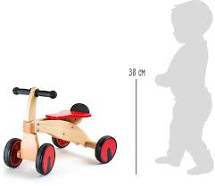 Velo Porteur 4 Roues Bebe En Bois Jeux Jouets 1er Age Roue Trotteur Bebe Velo Porteur