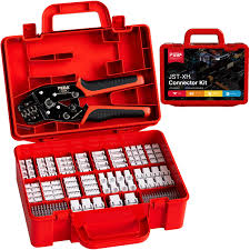 PEBA Crimping Pliers Connector Set- 18 Styles JST-XH 2.5mm Connectors and  Crimp Pins Assortment Kit, JST Crimping Pliers 0.03-0.5mm²AWG 32-20 for  JST(XHSMPHSYP), Dupont Connectors : Amazon.co.uk: DIY & Tools