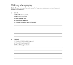 Then, introduce your subject and begin to tell her story. 28 Biography Templates Doc Pdf Excel Free Premium Templates