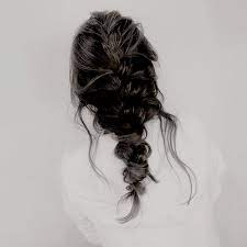 Pinterest A U L I N Black Hair Aesthetic Hair Styles Messy Hairstyles