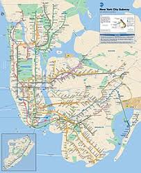 Each station was shown as a dot and linked to its neighbors by. New York City Subway Map Wikipedia