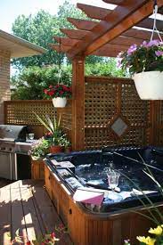32 Beautiful Outdoor Hot Tub Privacy Ideas Hot Tub Outdoor Hot Tub Backyard Hot Tub Garden