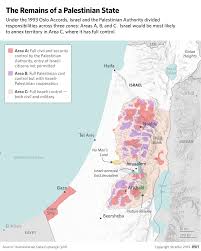 The White House Path To Mideast Peace Travels Through A Single State Palestinian State Historical Moments Map