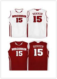 Frank kaminsky and sam dekker had storied college careers at wisconsin. 15 Sam Dekker Wisconsin Badgers College Basketball Jersey Throwback All Name And Numbers Are Stitched On Jersey Running Basketballjersey Chelsea Aliexpress