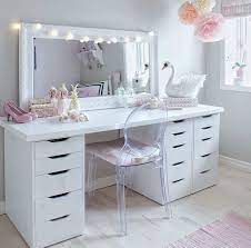 Add to compare 0 /4. Ikea Double Alex 9 Drawer Customized Desk Vanity Beauty Room Vanity Makeup Dresser Vanity Room