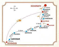 Dehradun To Kedarnath Map Pawan Hans Route Map - Kedarnath Helicopter Map From Dehradun Agustmuni  Phata Gauchar In Uttarakhand