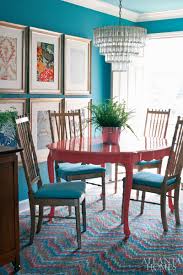 How to paint dining room furniture this post is sponsored by fusion mineral paint, but all projects and opinions are 100% my own. Via Atlanta Homes Magazine Colorful Painted Dining Table Inspiration Addicted Decorating Freshsdg