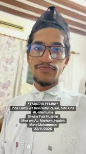 Kangoma: Kifo Cha Ghufar Faiz Hussein na Mazishi