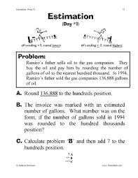 4th Grade Rounding Worksheets Kids Activities