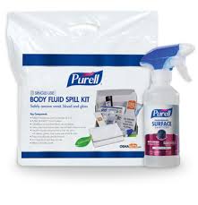 Treat any visible contamination or bulk spill with a suitable disinfectant before cleaning up and removing bulk material. Purell Eco Friendly Body Fluid Spill Kit Oshakits Com Body Fluid Spill Kits