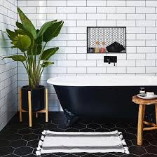 Black And White Modern Farmhouse Bathroom Pin On Bathroom Love