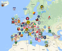 Interactive map, shows locations, address, capacity and official team web site for all bundesliga teams. 2020 21 Champions League Map Sport League Maps