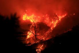 Wildfire near Los Angeles burn dozens ...