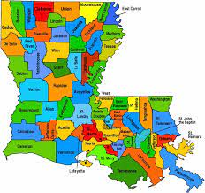 Paroisse des rapides) is a parish located in the u.s. Map Of Louisiana Parishes Louisiana Parish Map Louisiana Louisiana Parishes