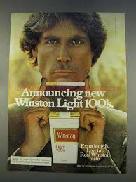 1971 Winston King Size Cigarettes Ad