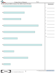 Measurement Worksheets Free Commoncoresheets