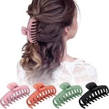 Tocess big hair claw clips 4 inch nonslip large claw clip for women and girls thin hair, strong hold hair clips for thick hair, 4 color available (4 packs) 4.8 out of 5 stars. Buy Big Hair Claw Clips 4 Inch Nonslip Large Claw Clip For Women And Girls Thin Hair Strong Hold For Thick Hair Accessories Gifts At Affordable Prices Free Shipping Real Reviews