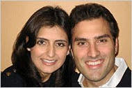 Laila Iqbal and Tarek Srouji