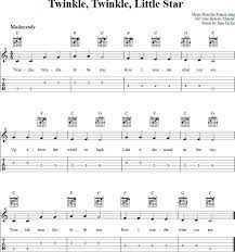 Twinkle Twinkle Little Star Chords Sheet Music And Tab For Guitar With Lyrics In 2022 Guitar Tabs Songs Guitar Chords And Lyrics Easy Guitar