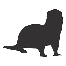 Download Otter Muzzle Tail Silhouette Transparent Png Svg Vector File