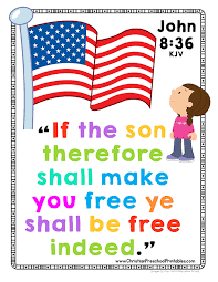 Children learning about these important gifts should also know where true freedom lies…in christ alone. Fourth Of July Bible Printables Christian Preschool Printables