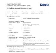 SAFETY DATA SHEET Denka Chloroprene (Refer to appendix)