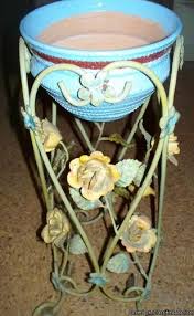 Wrought Iron Floral Design Stand Art Deco Period Can Be Used For Anything For Sale In Flushing New York Classified Americanlisted Com Vintage background with bird of happiness.