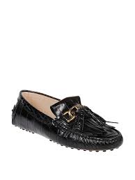 Tod's ferrari gommino driving shoes. Tod S Gommino Croco Print Loafers Ø±Ø§Ø­ØªÛŒ Xxw00g0ab70wenb999