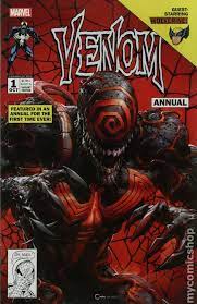 Particularly with a few of the recent iterations, such as agent venom where flash thompson was bonded with the symbiote and if anybody remembers the lethal protector series from the 90s, you'll remember a darker venom, who had a taste for brains. Venom 2018 Marvel Annual Comic Books