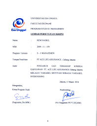 Dibawah saya sediakan contoh surat pengesahan majikan yang terbaik. Pengaruh Gaji Terhadap Kinerja Karyawan Pt Ace Life Assurance Cabang Jakarta Melalui Variabel Motivasi Sebagai Variabel Intervening Reni Nasril Undergraduate Theses Ueu Digital Repository
