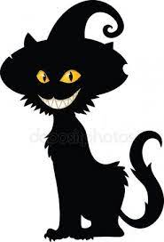 Chat D Halloween Halloween Cat Silhouette Cat Vector Illustration Halloween Cat