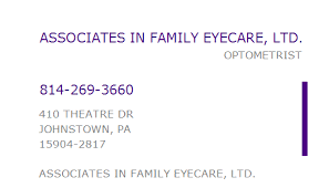 All of our doctors attend regular education seminars and classes to maintain or improve their techniques and knowledge in general eye health. 1518975234 Npi Number Associates In Family Eyecare Ltd Johnstown Pa Npi Registry Medical Coding Library Www Hipaaspace Com C 2021