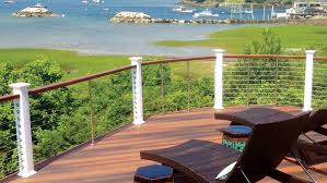 These beautiful deck railing ideas are usually built by custom deck designers. Raileasy Cable Railing Atlantis Rail Systems