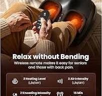 Bob and Brad Lite Fußmassagegerät mit Wärmefunktion, Knetenmassage und  Kompression, Shiatsu Fussmassagegerät Elektrisch für Schmerzlinderung bis  ...