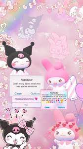 Please contact us if you want to publish a kuromi iphone wallpaper on our site. Sanrio Wallpaper Hello Kitty Iphone Wallpaper My Melody Wallpaper Pretty Wallpaper Iphone