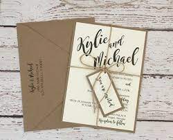 Image 0 Simple Wedding Invitations Rustic Wedding Invitations Diy Wedding Invitation Kits