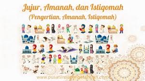 Check spelling or type a new query. Menjaga Sikap Jujur Amanah Dan Istiqomah Pengertian Dalil Contoh Dll