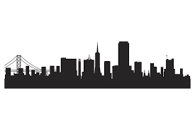 Skyline of san francisco vector design template. San Francisco Skyline Silhouette Digital Art By Beautiful Things