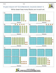 Have fun and learn to sum with these this winter addition worksheet helps ease preschoolers into early math concepts. Place Value Blocks With 3 Digit Number