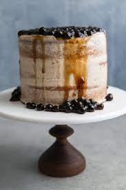 Boba Milk Tea Cake The Little Epicurean Recipe Tea Cakes Winter Desserts Cake