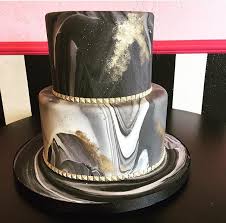 Black And Gold Marble Cake Black And White Marble With Gold Studs Black And Gold Birthday Cake Black And Gold Cake Gold And White Cake