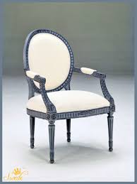 Swedish Gustavian Style Dining Chair In Swedish Storm Finish Which Is A Blue Grey Large Oval Back And Comfortable Seat Furniture Gustavian Style Dining Chairs