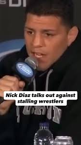 Nick Diaz was against wrestlers who avoid pushing the action over a decade  ago, calling for a change in rules ahead of his fight with Georges  St-Pierre. , (H/T @fullsend_mma)