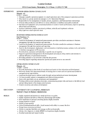 It business consultant omnichannel resume examples & samples. Operations Consultant Resume Samples Velvet Jobs