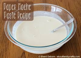 How To Make Paper Mache Paste Bols En Papier Mache Bols En Papier Papier