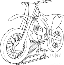 Ausmalbilder Fahrräder Und Motorräder