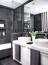 Like anything neutral, he can clean the room, but do it right in your bathroom and you will see why gray is a color trend in this decade. Black White Gray Bathroom Black White Gray Bathroom Design