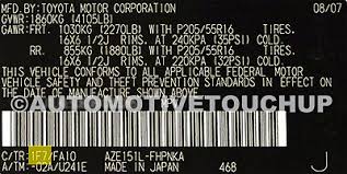 scion paint code locations touch up paint automotivetouchup